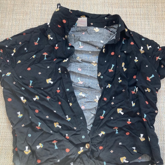 Black crap top polo - Picture 2 of 2